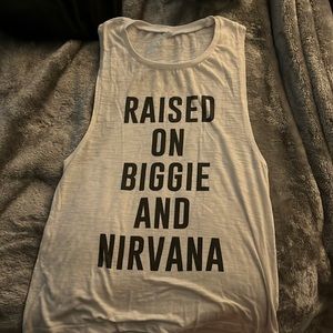 Biggie/Nirvana tank